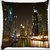 Snoogg Evening View Of Buildings Digitally Printed Cushion Cover Pillow 16 x 16 Inch
