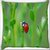 Snoogg Red Beatel Digitally Printed Cushion Cover Pillow 16 x 16 Inch