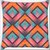 Snoogg Abstract Multicolor Triangles Digitally Printed Cushion Cover Pillow 16 x 16 Inch