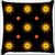 Snoogg Sparkling Small Sun Digitally Printed Cushion Cover Pillow 16 x 16 Inch