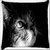 Snoogg Cute Kitty Digitally Printed Cushion Cover Pillow 16 x 16 Inch