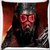 Snoogg Red Eye Army Digitally Printed Cushion Cover Pillow 16 x 16 Inch