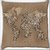 Snoogg Map Of Cloth Digitally Printed Cushion Cover Pillow 16 x 16 Inch