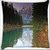Snoogg Reflecting Water Digitally Printed Cushion Cover Pillow 16 x 16 Inch
