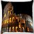 Snoogg Broken Building Digitally Printed Cushion Cover Pillow 16 x 16 Inch