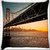 Snoogg Subway Digitally Printed Cushion Cover Pillow 16 x 16 Inch