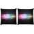 Snoogg Pack Of 2 Abstract Rays Digitally Printed Cushion Cover Pillow 8 X 8 Inch