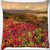 Snoogg Red Autumn Flower Digitally Printed Cushion Cover Pillow 24 X 24 Inch