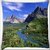 Snoogg Abstract Lake Nature Digitally Printed Cushion Cover Pillow 24 X 24 Inch