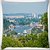 Snoogg Clean City Digitally Printed Cushion Cover Pillow 24 X 24 Inch