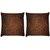 Snoogg Pack Of 2 Metal Pattern Digitally Printed Cushion Cover Pillow 10 x 10 Inch