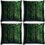 Snoogg Pack Of 4 Multiple Trees In Dense Forest Digitally Printed Cushion Cover Pillow 10 x 10 Inch