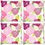 Snoogg Pack Of 4 Multicolor Roses Digitally Printed Cushion Cover Pillow 10 x 10 Inch