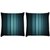 Snoogg Pack Of 2 Multicolor Design In Black Digitally Printed Cushion Cover Pillow 10 x 10 Inch