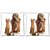 Snoogg Pack Of 2 Hungry For Food Digitally Printed Cushion Cover Pillow 10 x 10 Inch