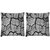 Snoogg Pack Of 2 Abstract Floor Digitally Printed Cushion Cover Pillow 10 x 10 Inch