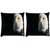 Snoogg Pack Of 2 Bald Eagle Digitally Printed Cushion Cover Pillow 10 x 10 Inch