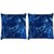 Snoogg Pack Of 2 Abstracts Dark Blue Digitally Printed Cushion Cover Pillow 10 x 10 Inch