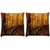 Snoogg Pack Of 2 Broken Tree Digitally Printed Cushion Cover Pillow 10 x 10 Inch