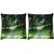 Snoogg Pack Of 2 Small Pathway Digitally Printed Cushion Cover Pillow 10 x 10 Inch