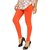 Cliths Women's Orange Cotton Ankle Length Leggings