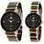 Stylevilla iik fancy couple watches Golden black by you store