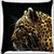 Snoogg Neon tiger Digitally Printed Cushion Cover Pillow 12 x 12 Inch