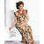 Printed Nighty 1pc Daily Lounge Wear Night Dress 1 Gown 590A Animal Print Maxi Nightie Bedroom Slip