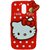 Style Imagine Hello Kitty 3D Designer Back Cover For Motorola Moto G (4th Gen), Moto G4 Plus - Red