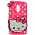 Style Imagine Hello Kitty 3D Designer Back Cover For Redmi Note 3 - Pink