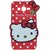 Style Imagine Hello Kitty 3D Designer Back Cover For Samsung Galaxy Grand 2 - Red
