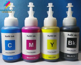 EPSON INK CYAN MAGENTA YELLOW BLACK 75ml BOTTLES