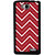 Ayaashii Zigzag Pattern Back Case Cover for LG L90
