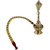 Pakistani Brass Hookah 8 inch tall with Hose Pipe