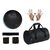 Shoppers Manchestor City Black Football (Size-5) with Gym Duffle Bag Combo