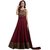 Style Amaze Present Designer Maroon Embroidered Dress Material