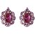Fashionable pink Stud earrings for women  girls by shrungarika ( E-354 )