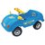 Ehomekart Blue Civic Push-and-Pedal Car for Kids