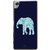 YuBingo The Elephant Designer Mobile Case Back Cover For Sony Xperia XA