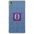 YuBingo Monogram With Beautifully Written Jeans And Girly Leather Finish Letter O Designer Mobile Case Back Cover For Sony Xperia Z5