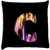 Snoogg  flaming 3d letter Digitally Printed Cushion Cover Pillow 18 x 18 Inch