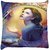 Snoogg  Angels in Heaven  Digitally Printed Cushion Cover Pillow 18 x 18 Inch