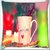 Snoogg Love You Mug Digitally Printed Cushion Cover Pillow 18 x 18 Inch