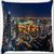 Snoogg Buildings In Dubai Digitally Printed Cushion Cover Pillow 18 x 18 Inch