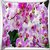 Snoogg Shoo Flower Digitally Printed Cushion Cover Pillow 18 x 18 Inch