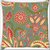 Snoogg Colorful Petals Digitally Printed Cushion Cover Pillow 18 x 18 Inch
