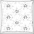Snoogg Star Pattern Digitally Printed Cushion Cover Pillow 18 x 18 Inch