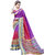 Yuvanika Multicolor Printed Bhagalpuri Silk Saree with Blouse-Fb9607B