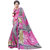 Yuvanika Multicolor Printed Bhagalpuri Silk Saree with Blouse-Fb9614B