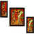 3 Piece Set Of Framed Wall Hanging Painting (GTSFRA0324)